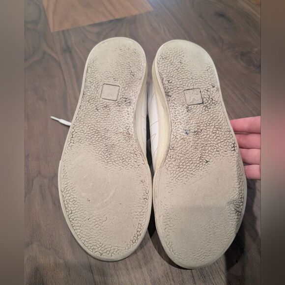 Veja Esplar Women's Sneakers Size 8 Leather White Lace Up Shoe Excellent Casual - Picture 7 of 10